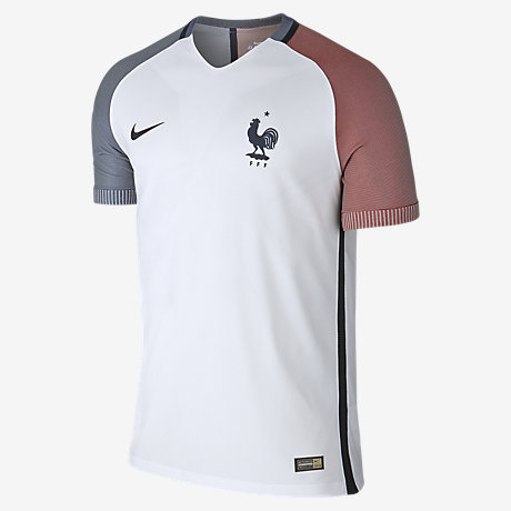 nike france vapor match away, 2016 France Vapor Match Away Men's Football Shirt